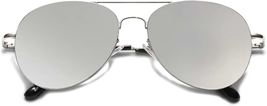 SOJOS Classic Aviator Sunglasses for Women Men Metal Frame Spring Hinges SJ1030 | Amazon (US)