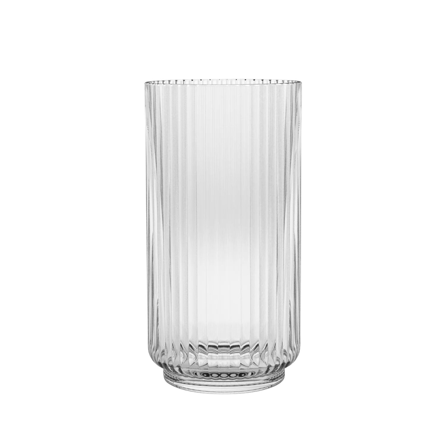 Better Homes & Gardens Acrylic Ribbed Tall Tumbler Clear, 22 oz | Walmart (US)