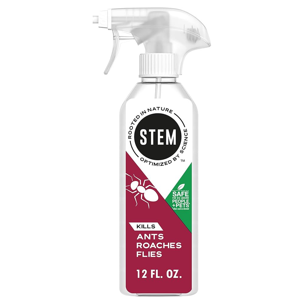 STEM Kills Ants, Roaches And Flies: Plant-Based Active Ingredient Bug Spray, Botanical Insecticid... | Amazon (US)