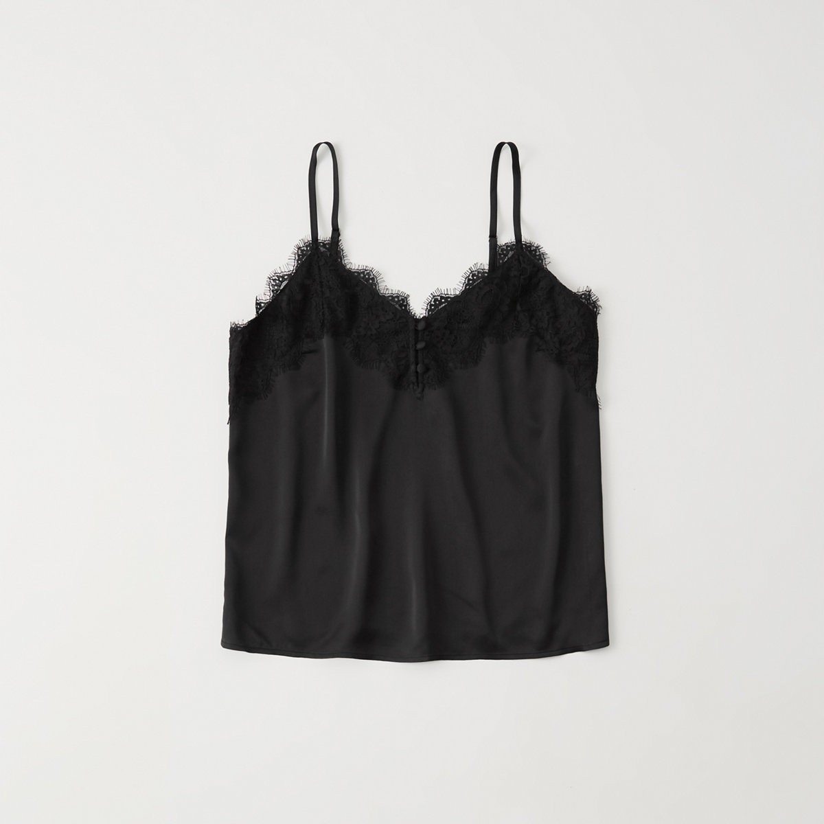 Lace-Trim Cami | Abercrombie & Fitch US & UK