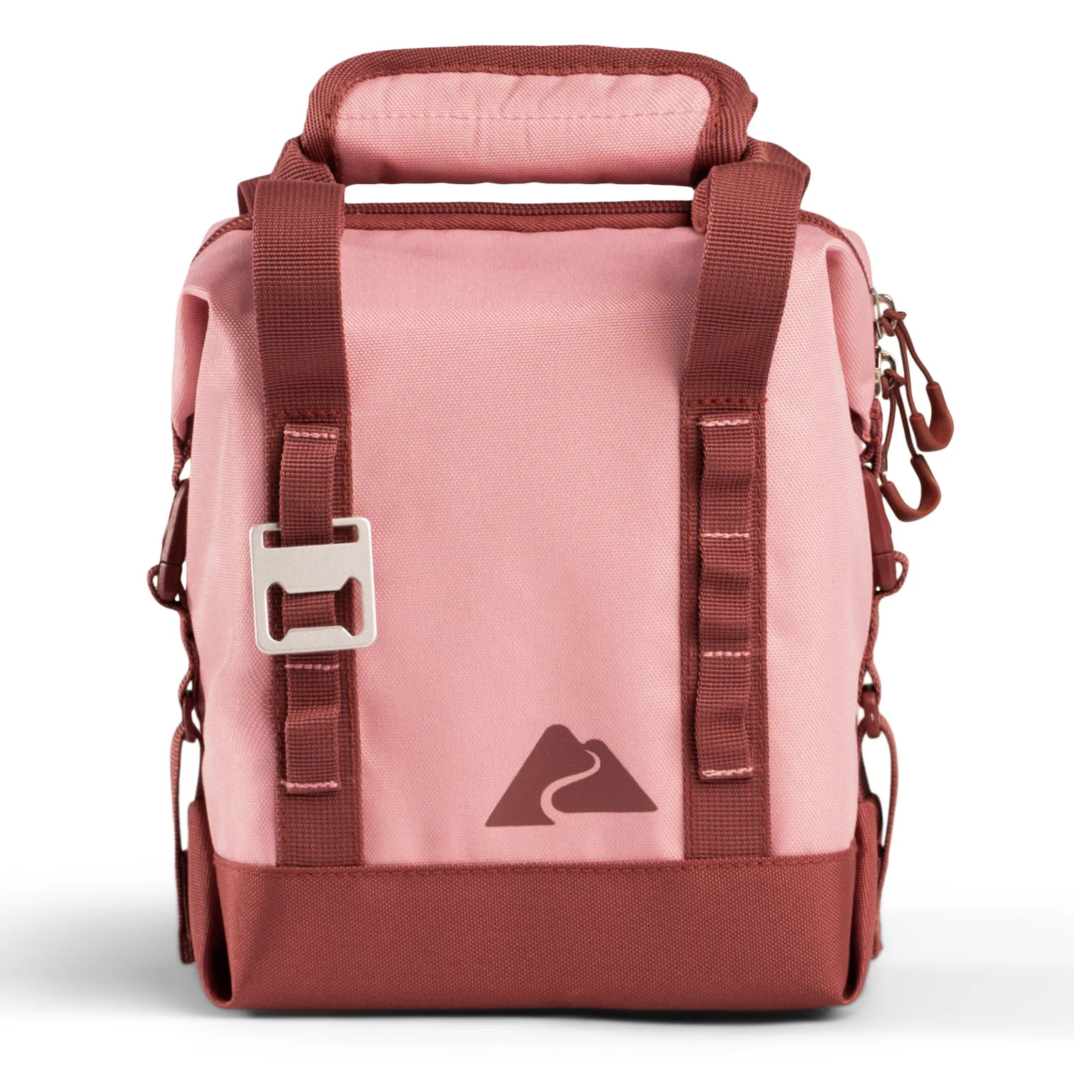Ozark Trail  Folding 6-Can 4 qt Soft-Sided Cooler with Built-in Bottle Opener, Rose - Walmart.com | Walmart (US)