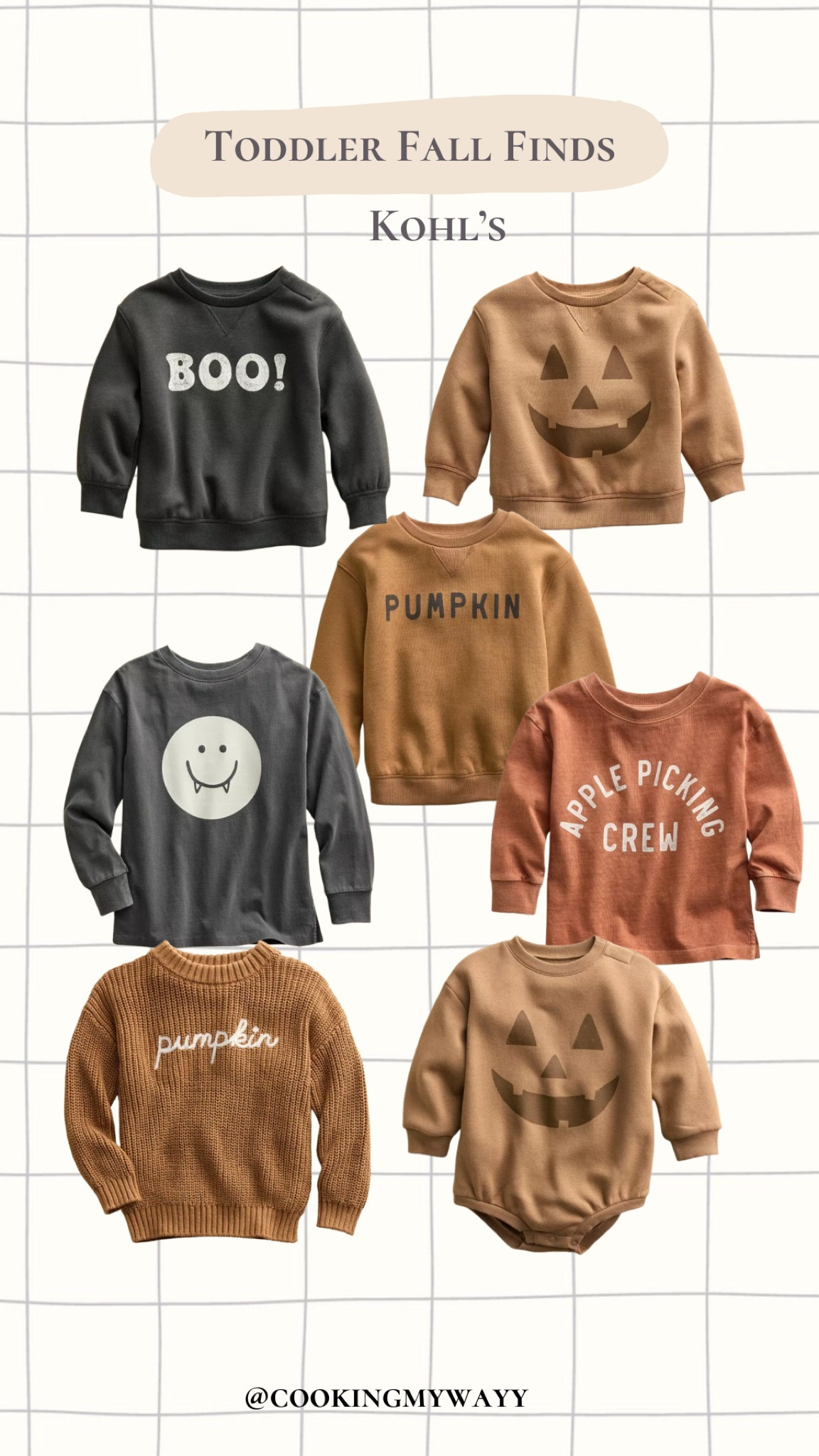 The cutest fall toddler finds at Kohl’s! Perfect for the chilly weather! 

Toddler fall sweaters | toddler girl baby clothes | gender neutral toddler baby clothes | cute toddler boy finds 

#LTKSeasonal #LTKBaby #LTKKids