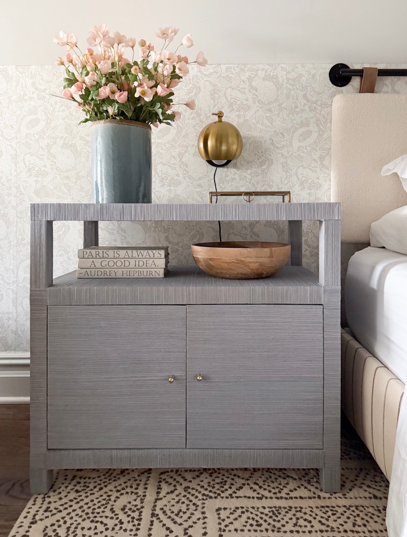 I love a bedside table that offers both closed and open storage 🙌🏻

Spring bedside table styling, home decor, spring accessories, neutral home 

#LTKSeasonal #LTKSaleAlert #LTKHome