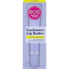 eos Cashmere Lip Butter, Vanilla Cashmere, Plumping Peptides For Smooth Lips, 0.35 fl oz | Amazon (US)