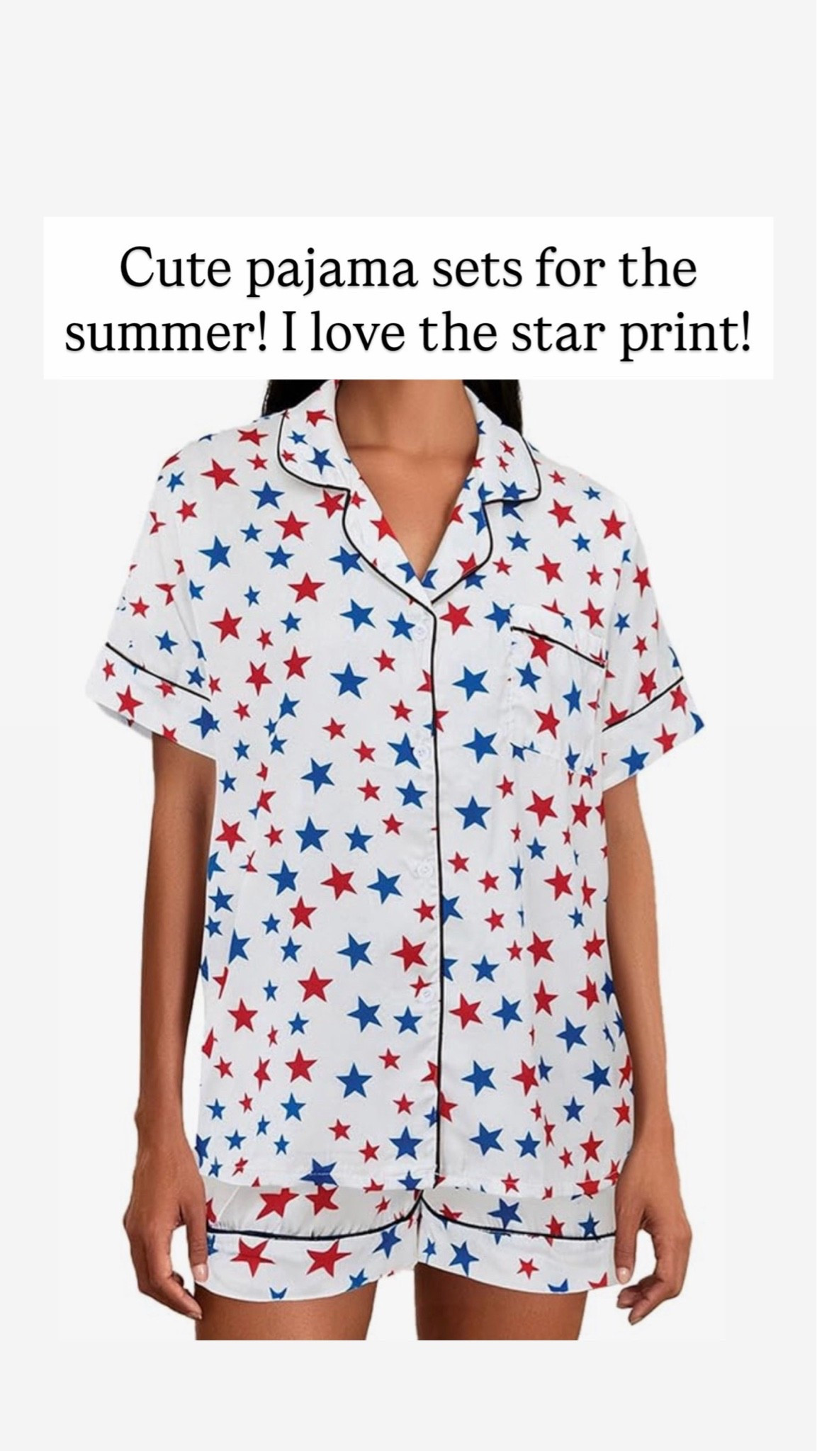 Star pajamas for the summer

#LTKootd
