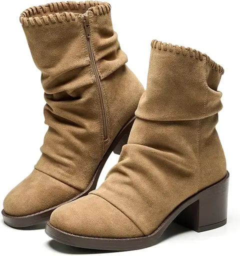 Project Cloud Genuine Leather Boots for Women - Slouch Boots & Ankle Boots
