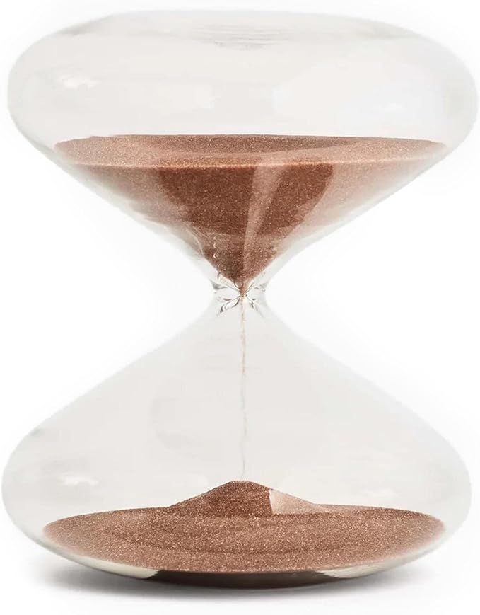Mindful Focus 30-Minute Hourglass Sand Timer, Desk Timer for Productivity and Time Management, Mi... | Amazon (US)