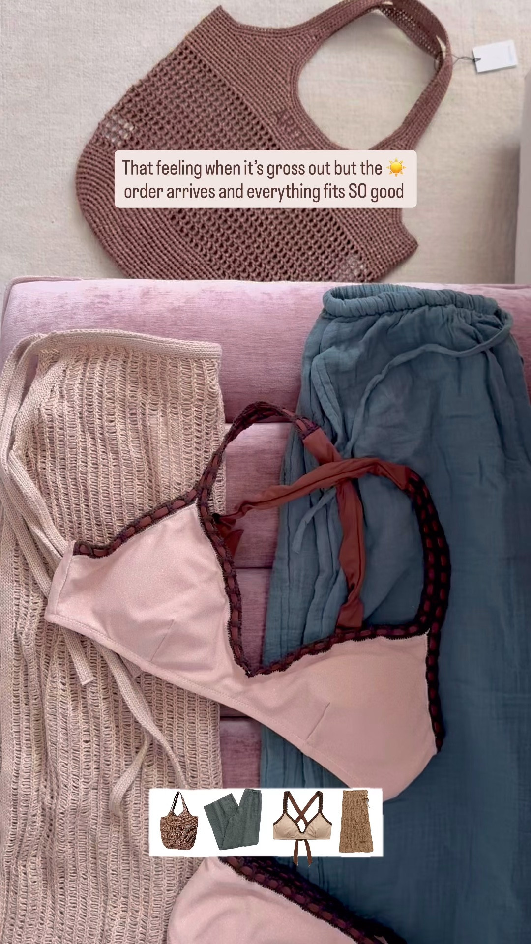 Okay, loving all these finds for summer. Can’t say enough good things about how well these aerie bikinis fit - and the linen-look gauze pants and crochet sarong are so flattering! 

#LTKxAerie #LTKSwim #LTKSeasonal