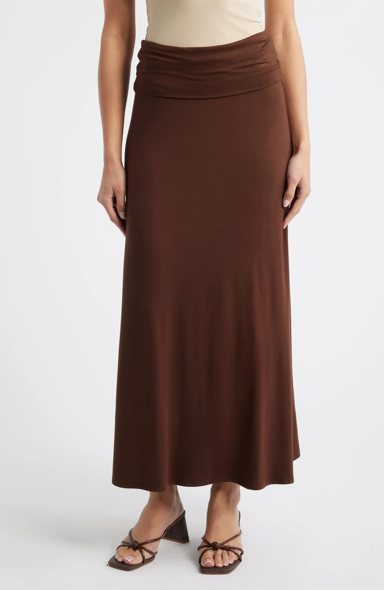 Roll Top Maxi Skirt | Nordstrom