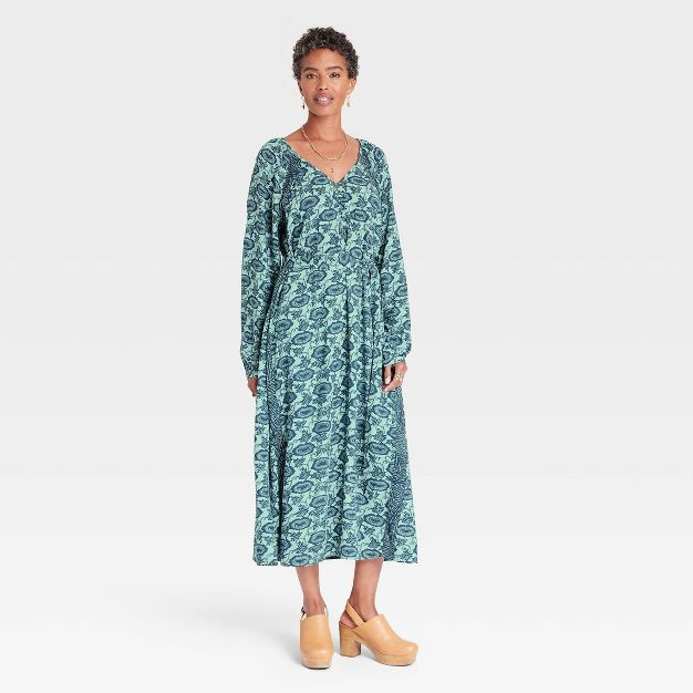 Women's Long Sleeve Maxi Dress - Knox Rose™ | Target