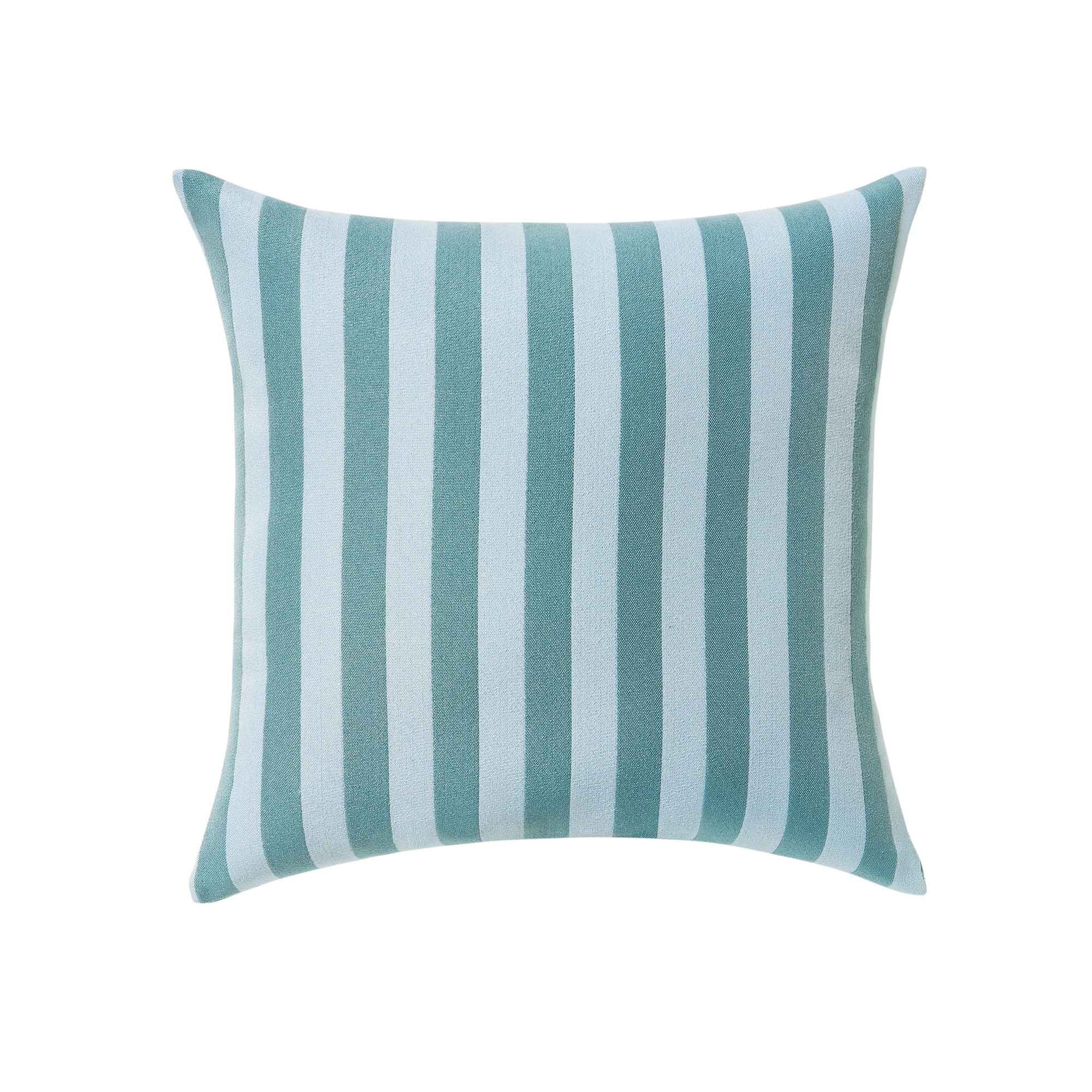 Beautiful 18" x 18" Decorative Outdoor Pillow by Drew Barrymore, Blue Stripe | Walmart (US)