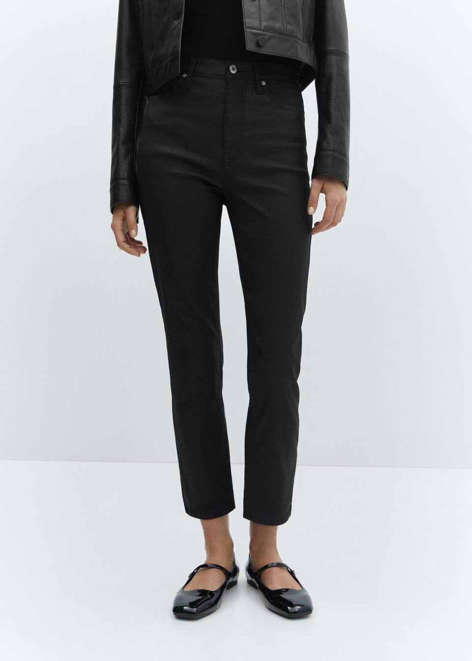 Slim cropped jeans -  Women | Mango USA | MANGO (US)