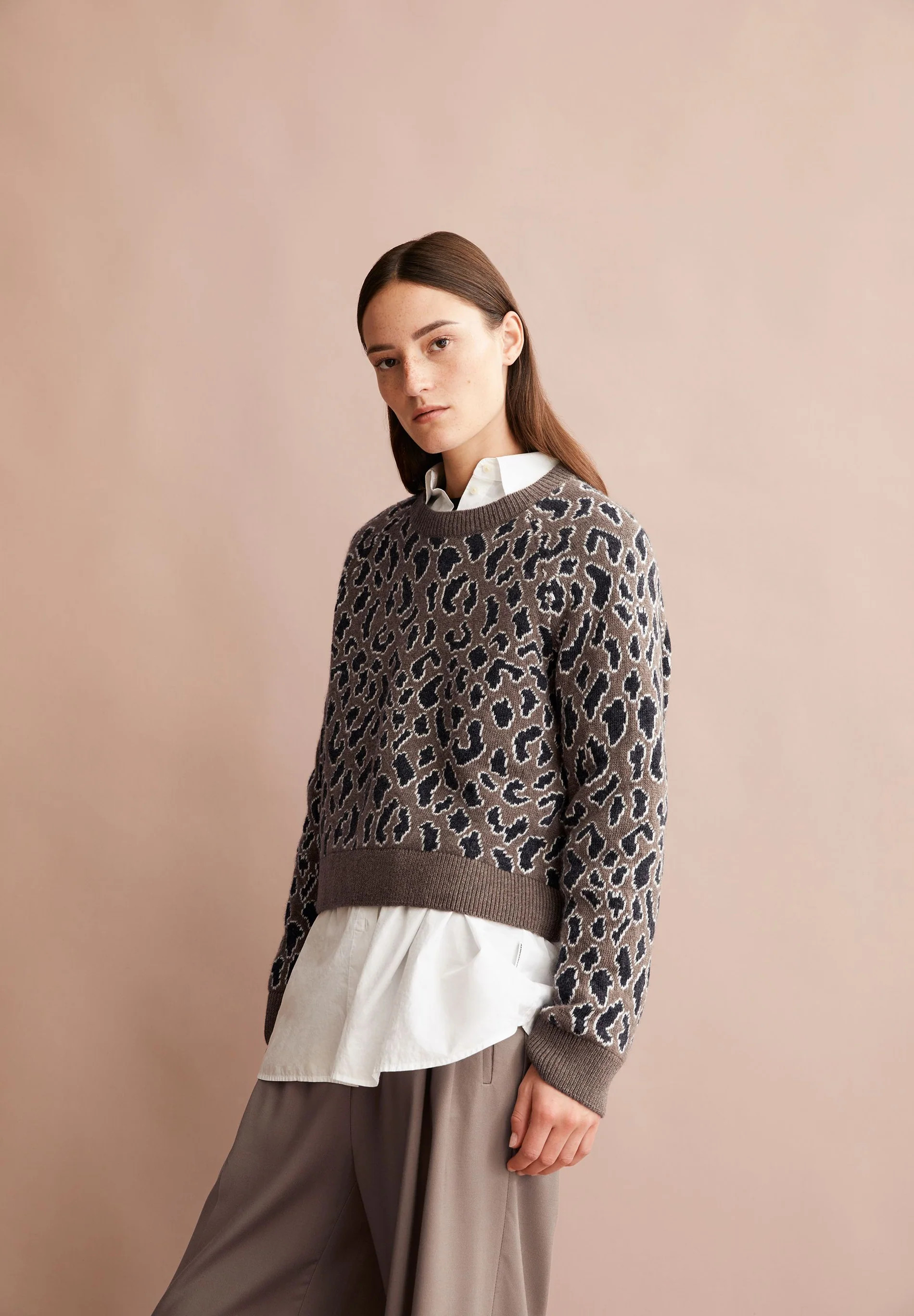 "DILIRIAA LEOPAA STRICKPULLOVER recyceltem Woll-Mix" | ArmedAngels (DE)