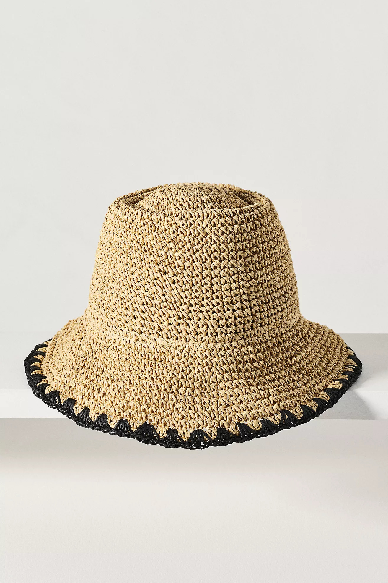 Wyeth Straw Whipstitch Bucket Hat | Anthropologie (US)