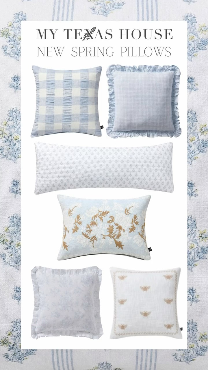 Spring pillows, spring pillows, spring pillows!!! Couldn’t be more obsessed with this drop! Available online and in select Walmart stores!

#LTKSeasonal #LTKHome