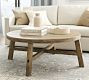 Rustic Farmhouse Round Grand Coffee Table | Pottery Barn (US)