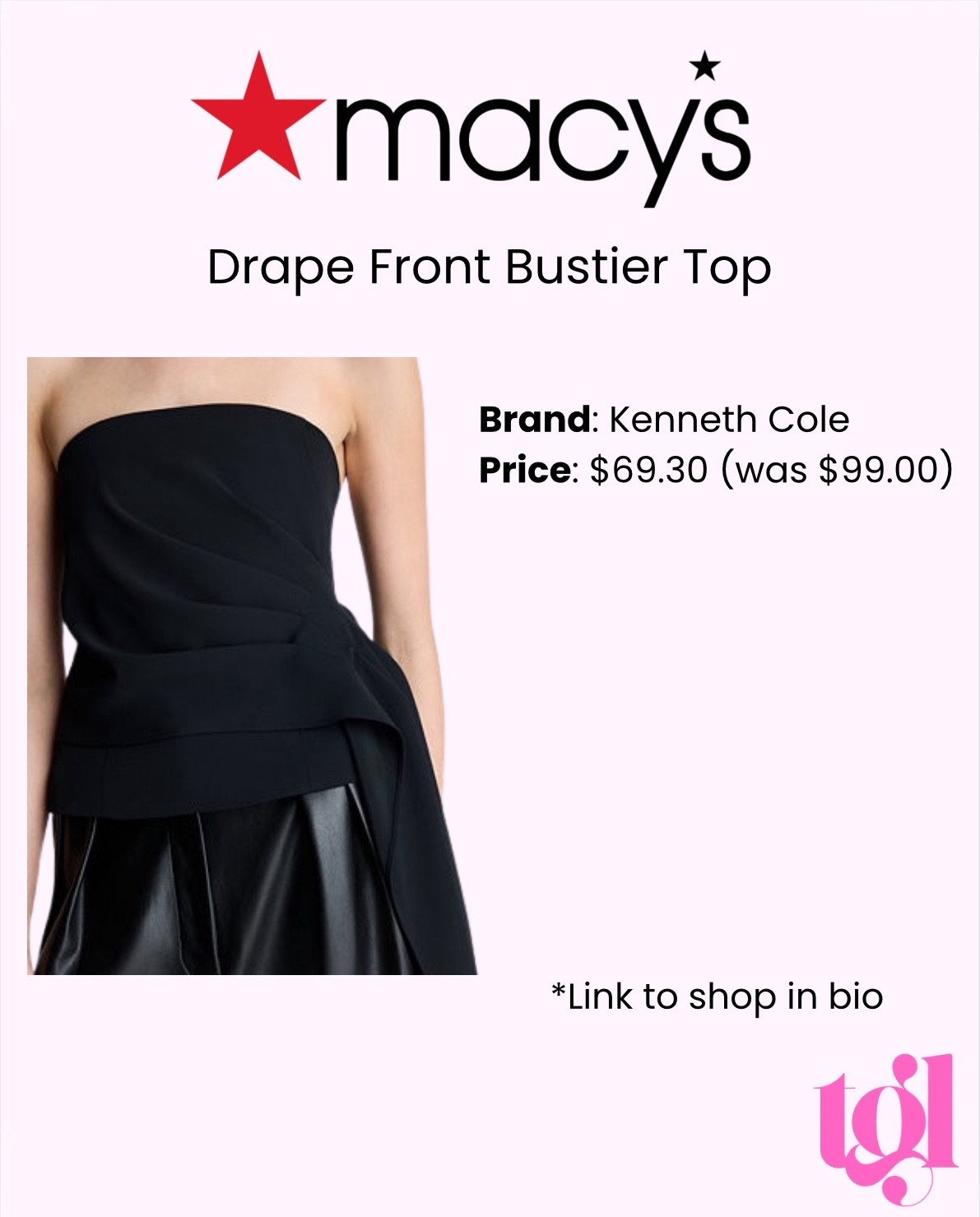 Dressier black top from Macy’s!

#macys #kennethcole #nightout

#LTKSaleAlert #LTKFindsUnder100 #LTKHoliday
