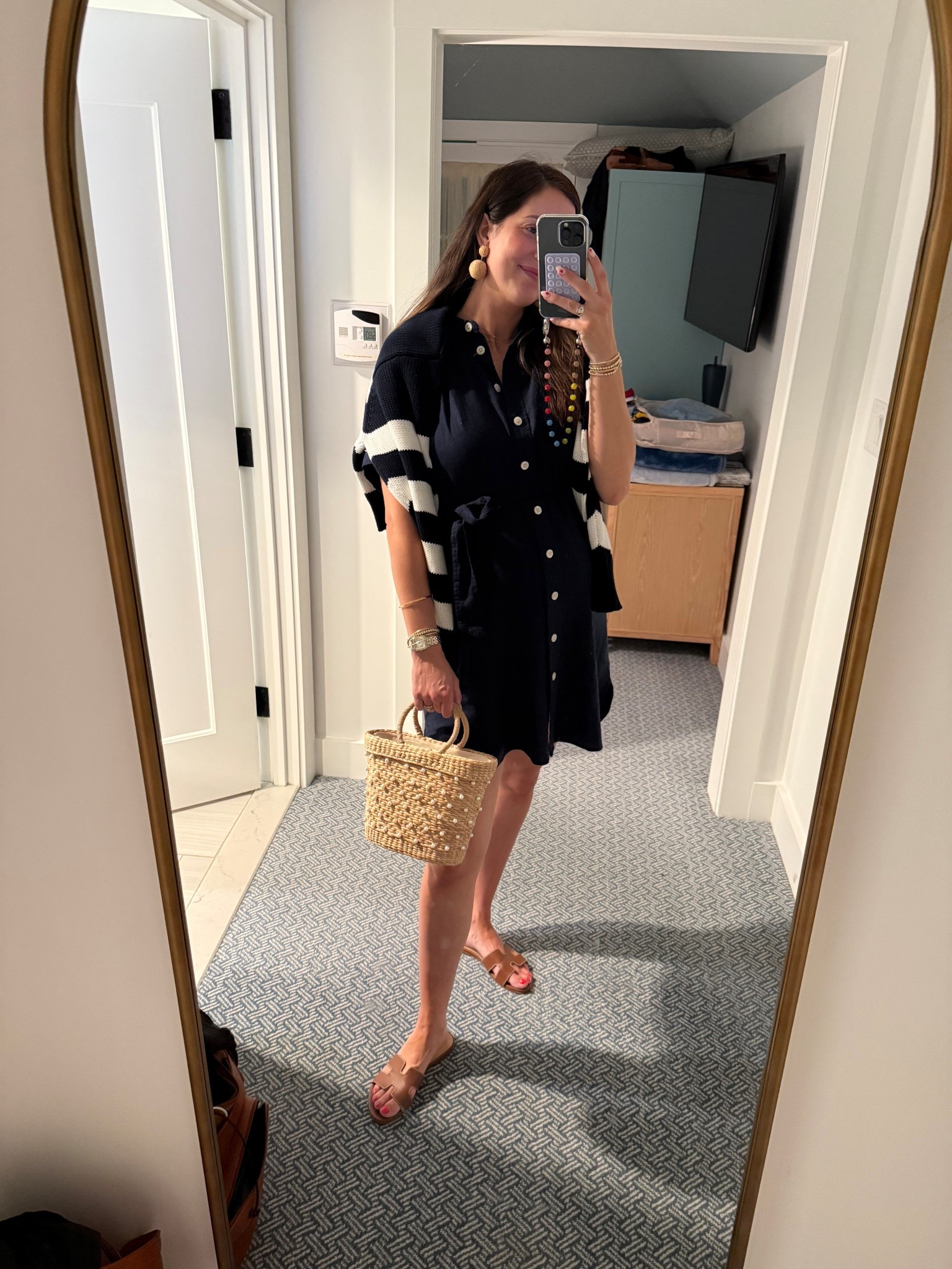 Date night outfit in Nantucket! This sweater is amazing and the perfect for chilly nights. Also this dress from JCREW factory is so good for the bump 

#LTKShoeCrush #LTKBump #LTKStyleTip