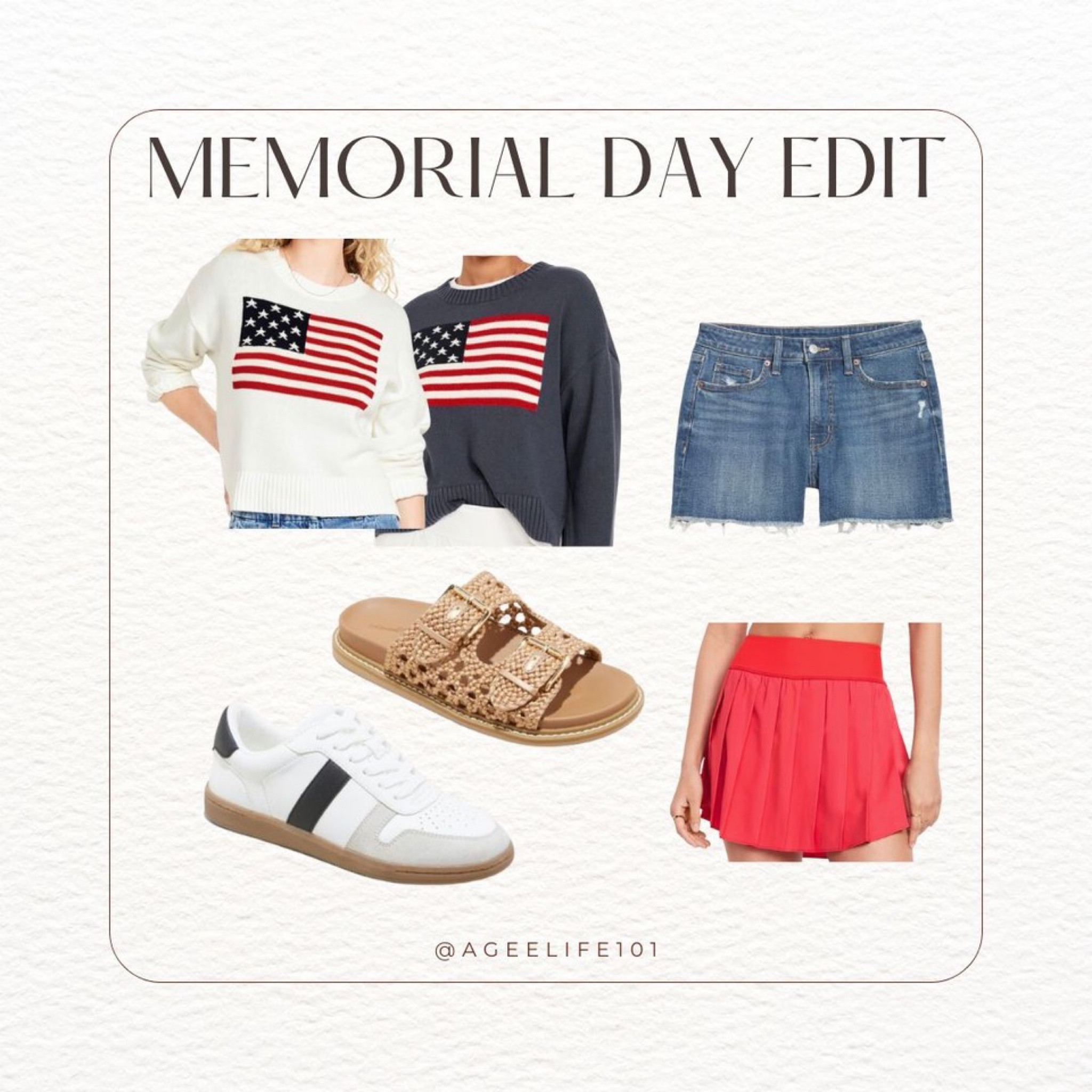Choose your top, bottoms, and shoes and be set for the upcoming Memorial Day weekend 🇺🇸

#LTKFindsUnder50 #LTKStyleTip #LTKSeasonal