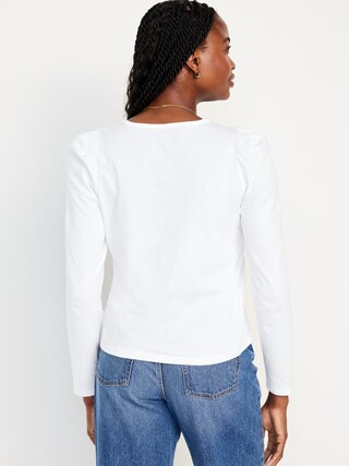 EveryWear Puff-Sleeve Top for Women | Old Navy (US)