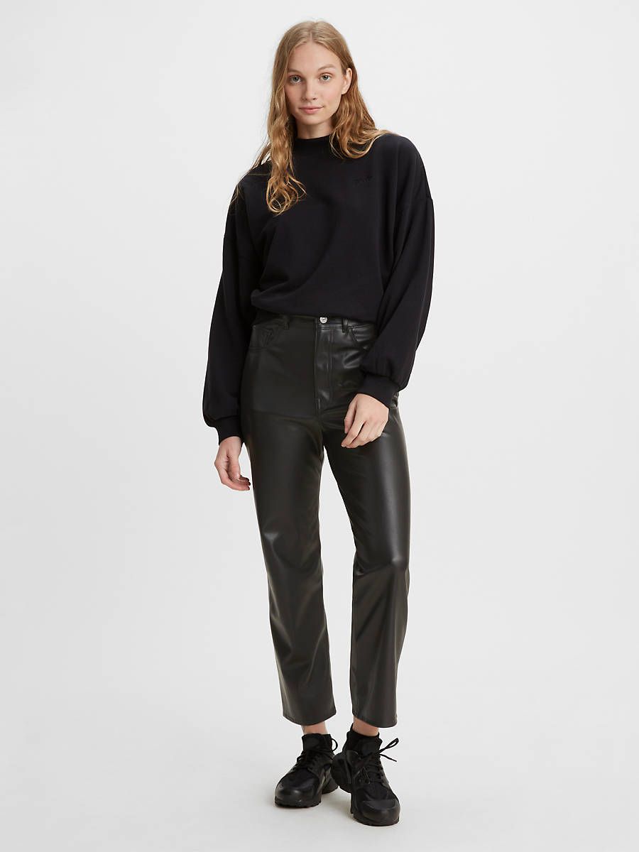 Faux Leather Ribcage Straight Pants | LEVI'S (US)