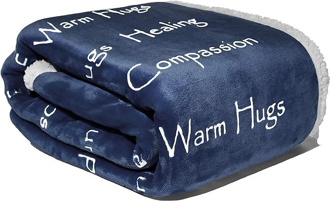 Compassion Blanket - Strength Courage Super Soft Warm Hugs, Get Well Gift Blanket Healing Thought... | Amazon (US)