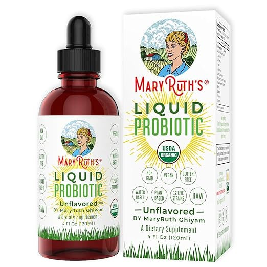 Organic Liquid Probiotics by MaryRuth's (Plant-Based) - Men Women Kids Babies Toddlers - Non-GMO ... | Amazon (US)