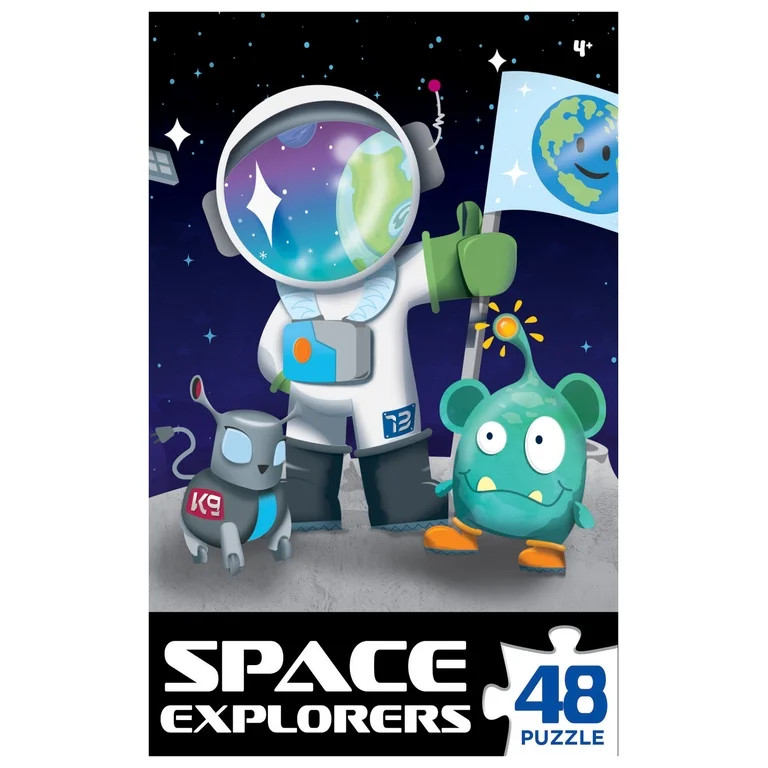 Space 48 Pieces Interlocking Jigsaw Puzzle for Kids | Walmart (US)