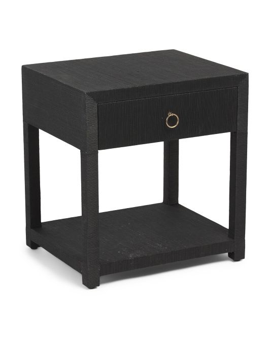 1 Drawer Raffia Table | TJ Maxx