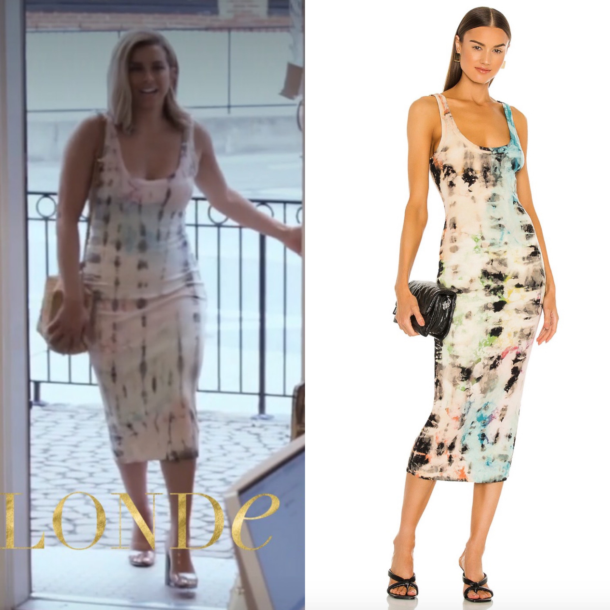 Say Yes to the Dress // Get Details On Robyn Dixon's Tie Dye Midi Dress {In A Darker Print} With The Link In Our Bio #RHOP #RobynDixon 