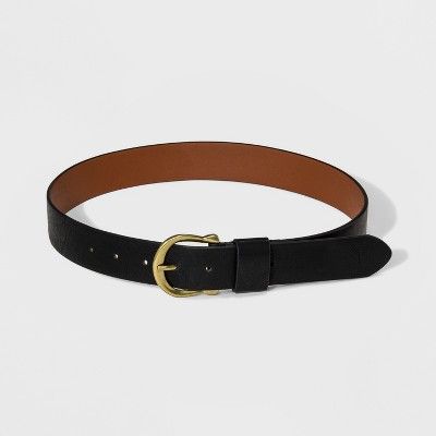 Women's Loop Belt - Universal Thread™ Black | Target