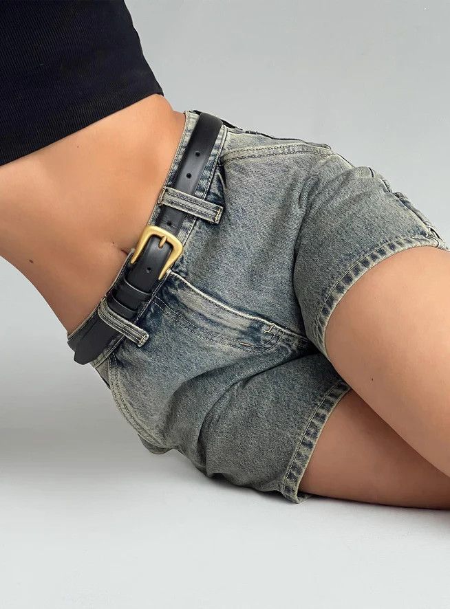 Rowland Belt Black | Princess Polly US