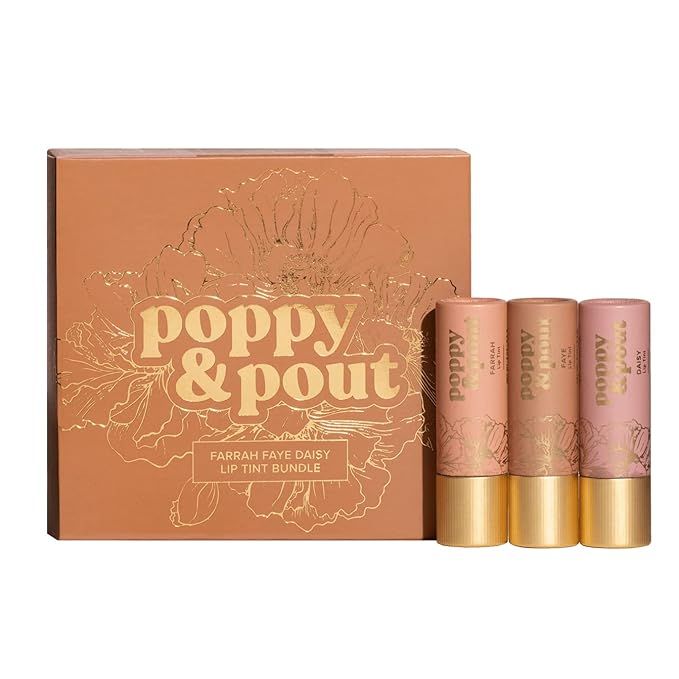 Poppy & Pout 100% Natural Lip Tints, Cardboard Tube, Hand-filled, Beeswax, Vitamin E, Coconut Oil... | Amazon (US)