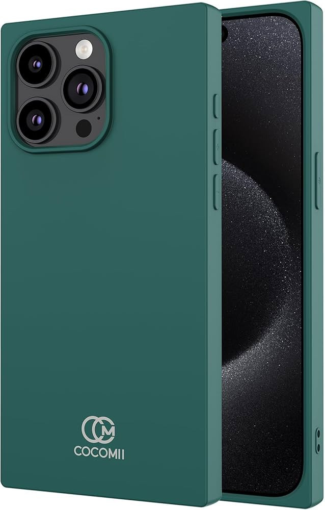 Cocomii - Rectangle Case Compatible with iPhone 15 Pro - Compatible with MagSafe - Matte Silicone... | Amazon (US)