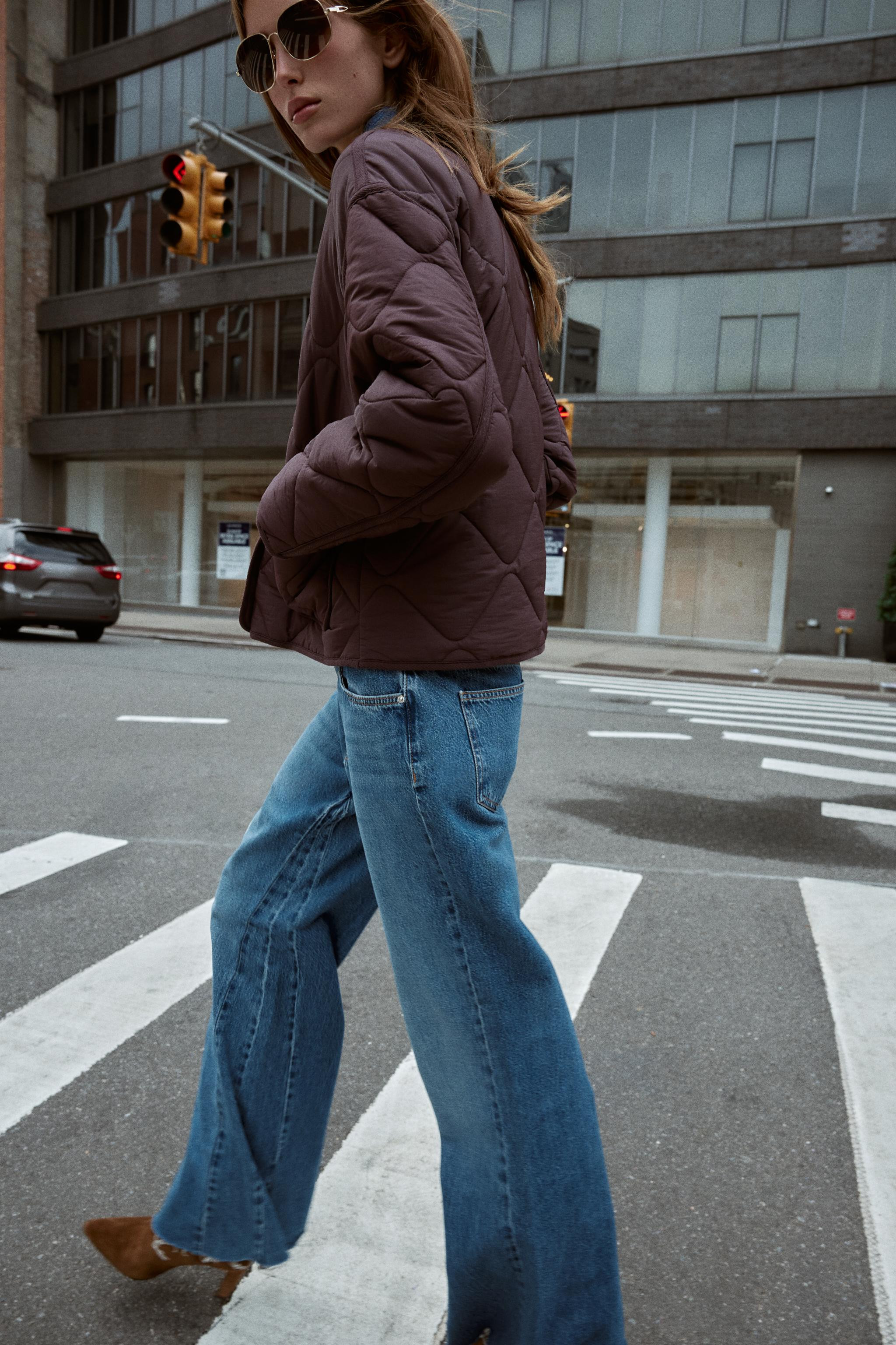 QUILTED JACKET WITH PATCH POCKETS | Zara UK