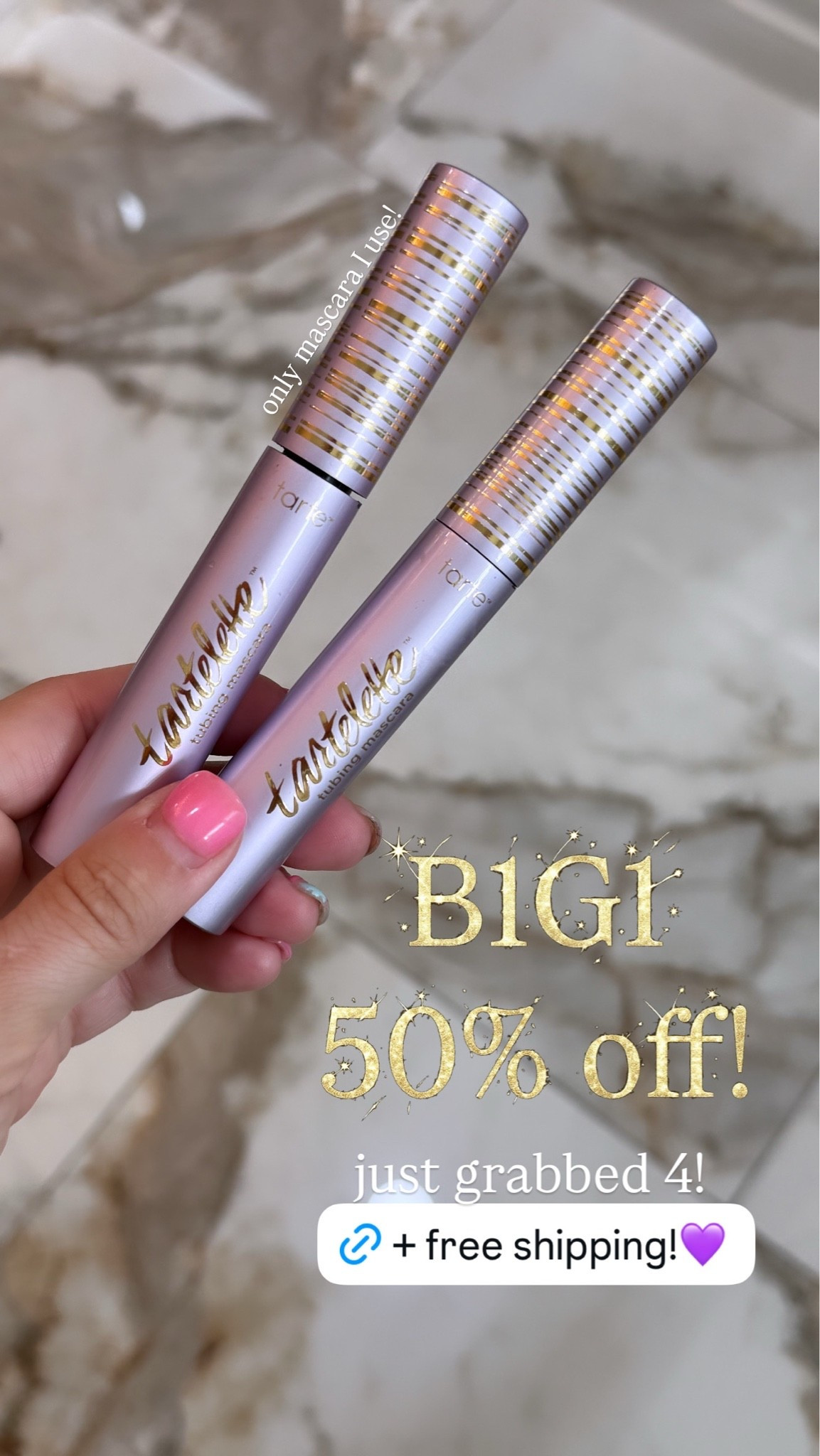 Tarte tubing mascara b1g1 50% off