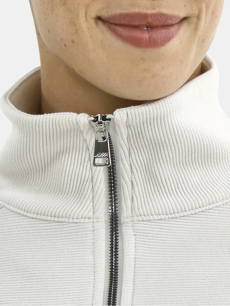 Avia Women's and Women's Ottoman 1/2 Zip Sweatshirt, Sizes XS-4X - Walmart.com | Walmart (US)