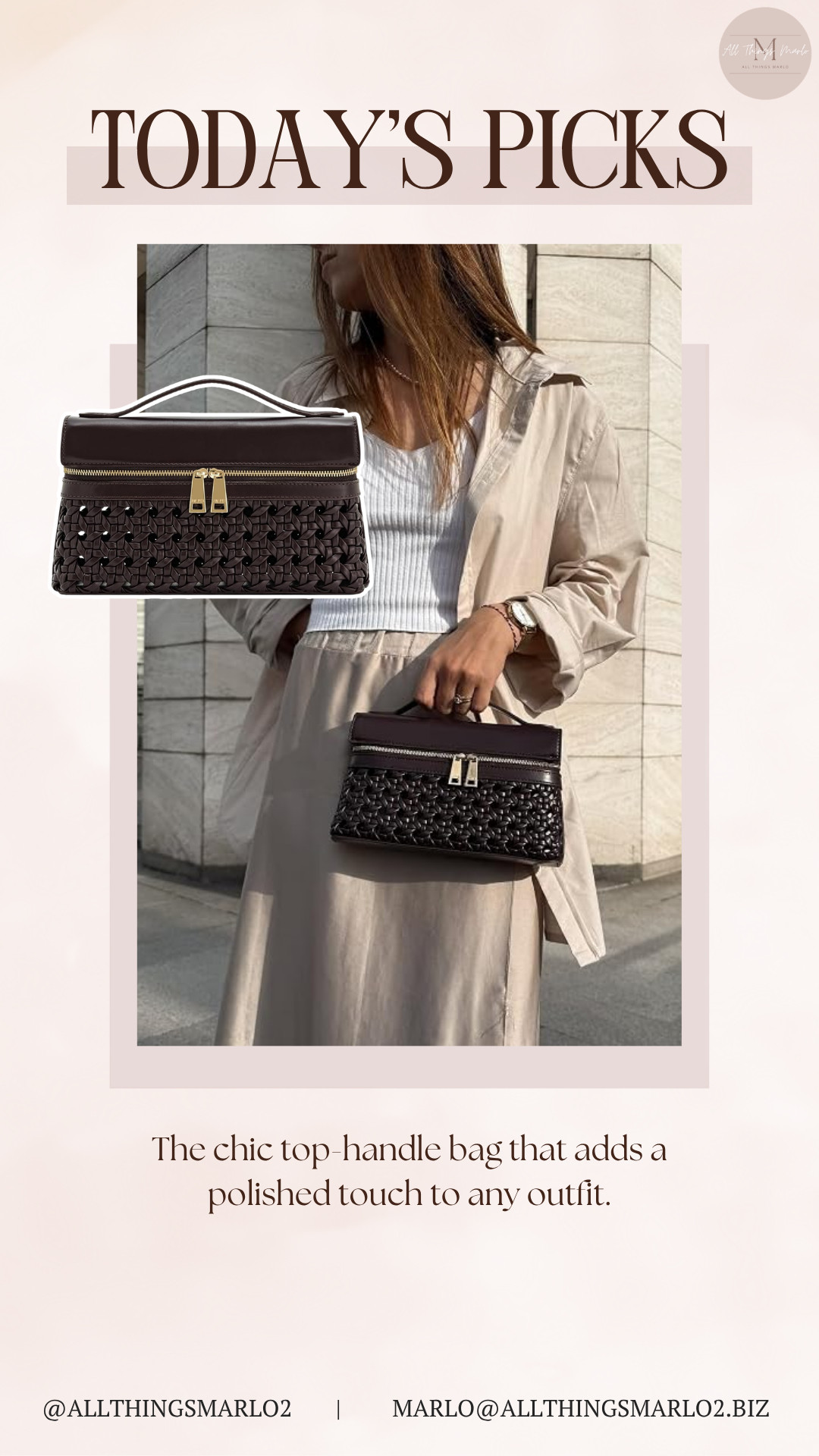 The chic top-handle bag that adds a polished touch to any outfit. 

 #LTKSeasonal #LTKWorkwear #LTKTravel