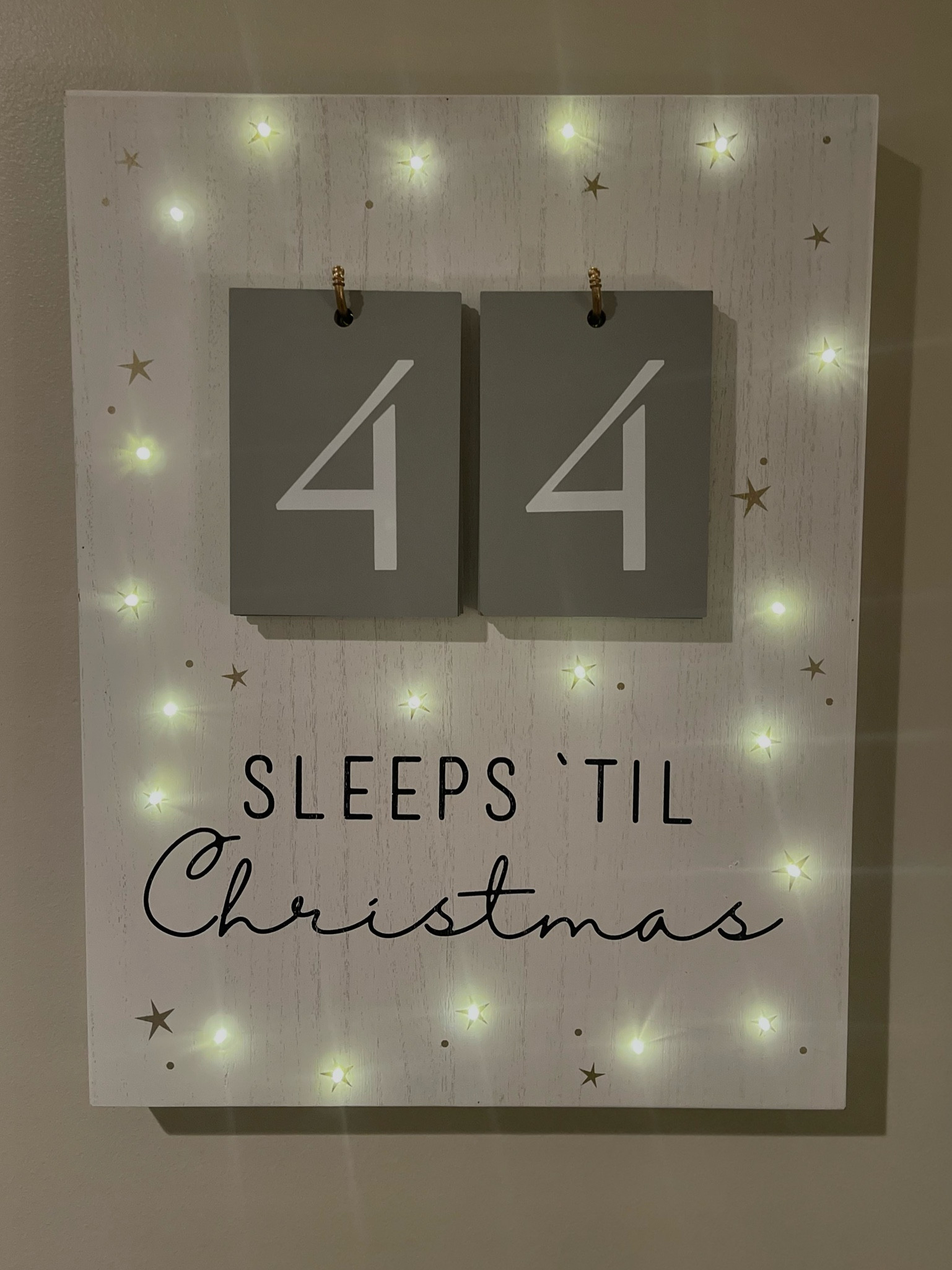 The cutest “Sleeps ‘til Christmas” sign for the boys outside their rooms! 

#LTKhome #LTKSeasonal