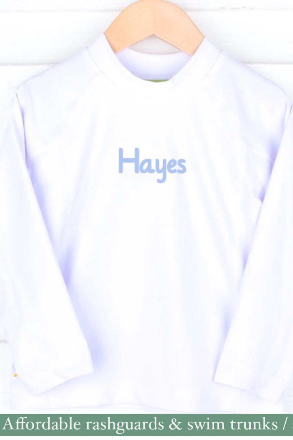 Affordable rash guards and swim trunks / suits for summer 