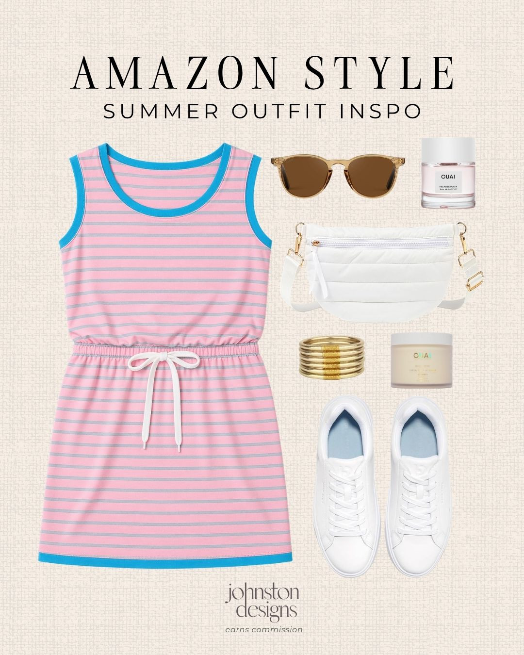 Easy Amazon summer outfit idea with a striped dress, white sneakers and everyday accessories. ✨

Amazon style, Amazon fashion, Amazon outfit, Amazon finds, summer outfit, summer outfit inspo, striped dress, casual summer outfit, white sneakers outfit, everyday outfit, cute summer dress, Amazon dress, casual dress, summer dress outfit, mom outfit, weekend outfit, errands outfit, vacation outfit, affordable fashion 

 #LTKootd #LTKSeasonal #LTKActive
