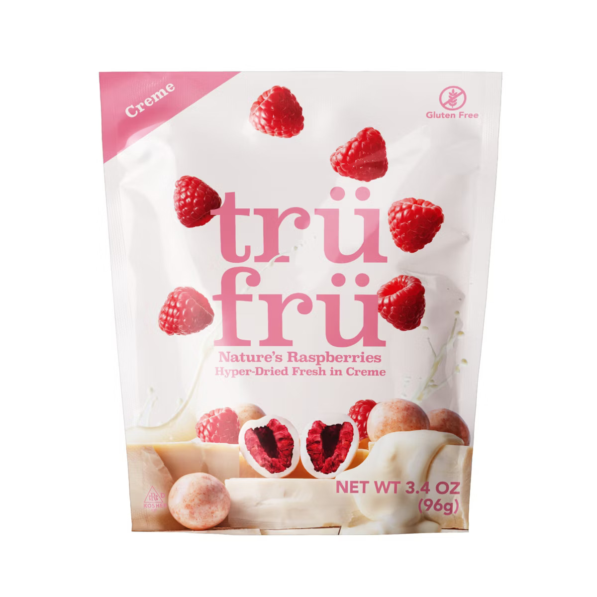 Tru Fru Hyper-Dried Raspberries and Crème - 3.4oz | Target