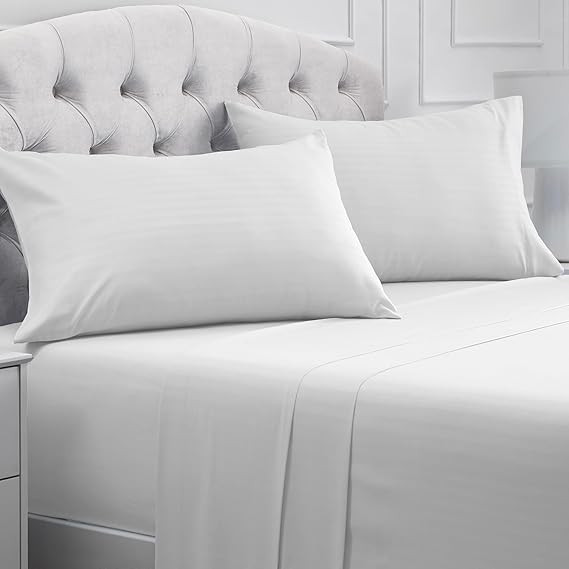 Mellanni Queen Sheets Set - 4 PC Iconic Collection Bedding - Hotel Luxury, Extra Soft, Cooling Be... | Amazon (US)
