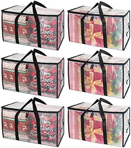 BALEINE 6-Pack Oversized Moving Bags with Reinforced Handles, Heavy-Duty Storage Tote for Clothes... | Amazon (US)