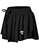 Wsirmet Womens Shorts Flowy Athletic Workout Gym Biker Shorts with Pockets High Wasited Spandex B... | Amazon (US)