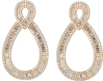 EYE CANDY LOS ANGELES Wedding CZ Statement Drop Earrings | Nordstromrack | Nordstrom Rack