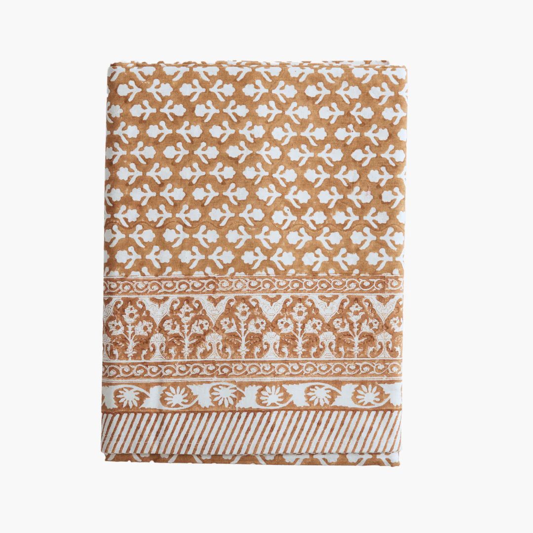Charlotte Caramel Table Cloth | Dear Keaton