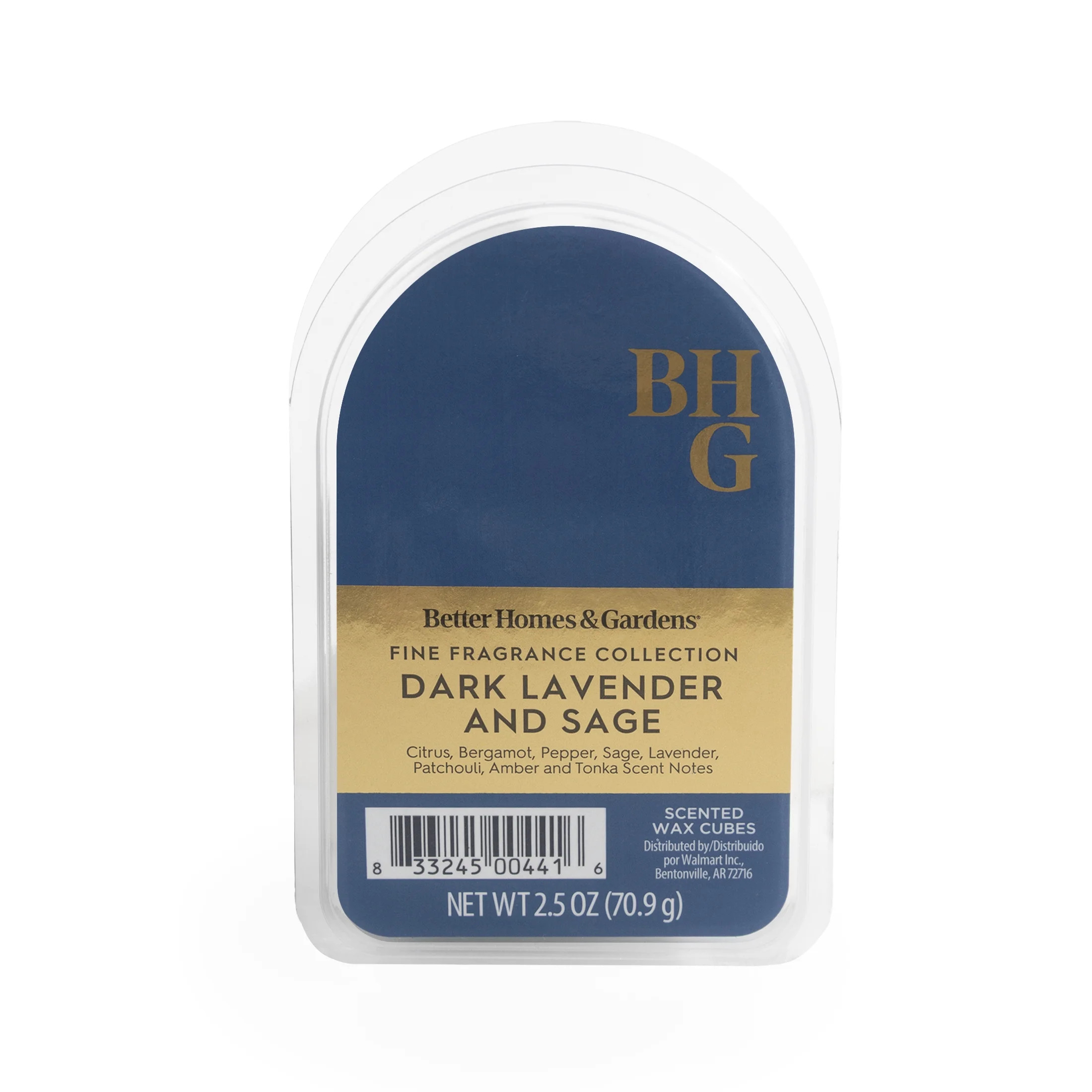 BHG Luxury Fragrance, Dark Lavendar and Sage Scented Wax Melts, 2.5oz | Walmart (US)