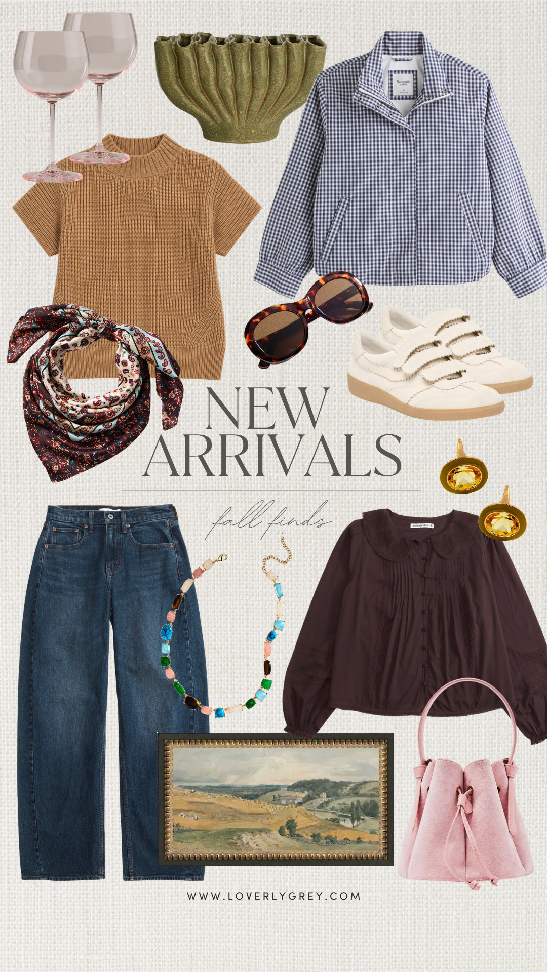 Loving these new fall new arrivals - from fashion to home! 

Loverly Grey, home finds, home decor, fall outfit, barrel jeans, accessories, jacket, purse, sleeveless sweater, sneakers, new arrivals 

 #LTKSeasonal