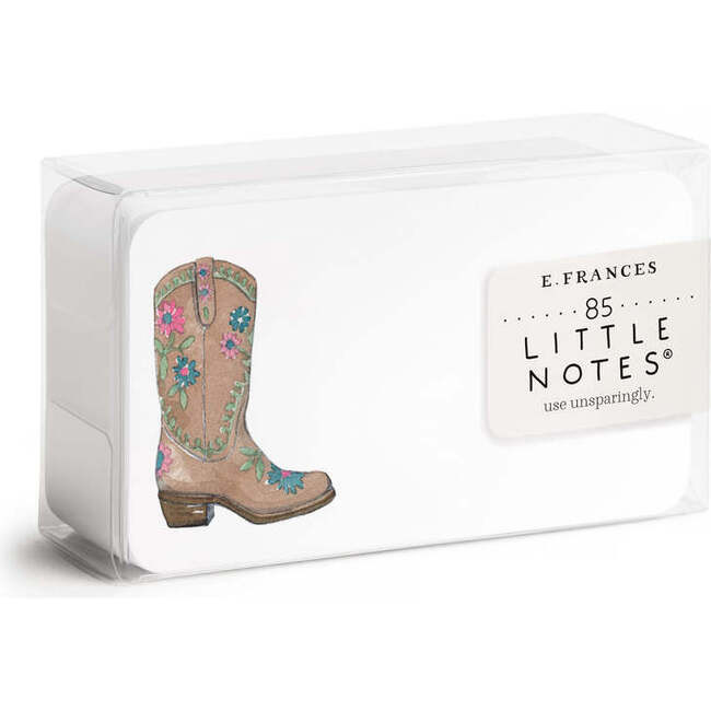 E. Frances | Set of 85 Little Notes®, Cowboy Boot | Maisonette | Maisonette